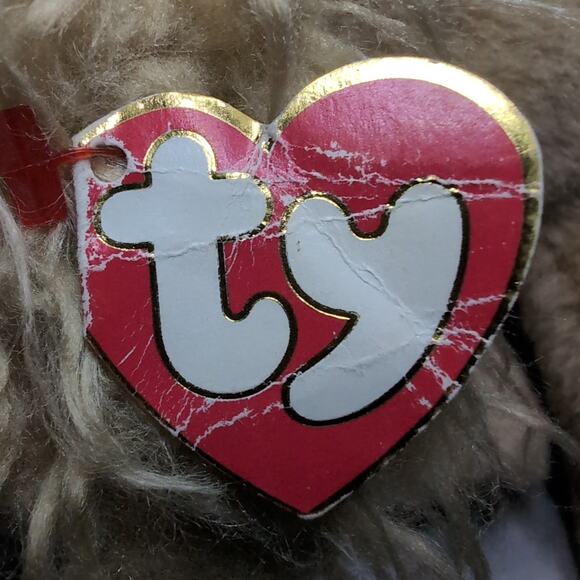 Lot of 2 Ty Classic Corky Cocker Spaniel Baby Paws Bear Lying Puppy Dog 1996 - Picture 9 of 16